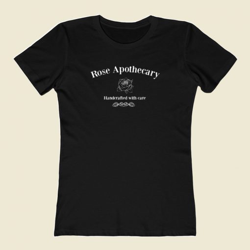 Rose Apothecary Logo Schitts Creek Ew David 80s Womens T shirt