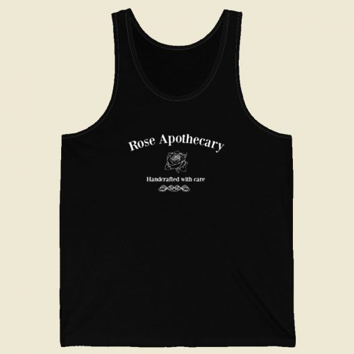 Rose Apothecary Logo Schitts Creek Ew David Retro Mens Tank Top