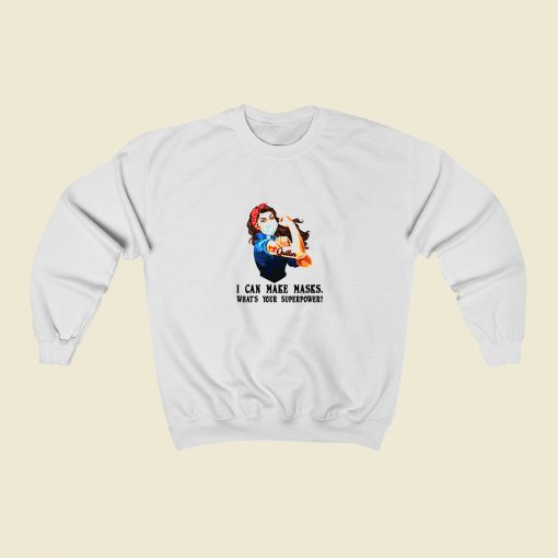 Rosie The Riveter Feminist Woman Sweatshirt Street Style