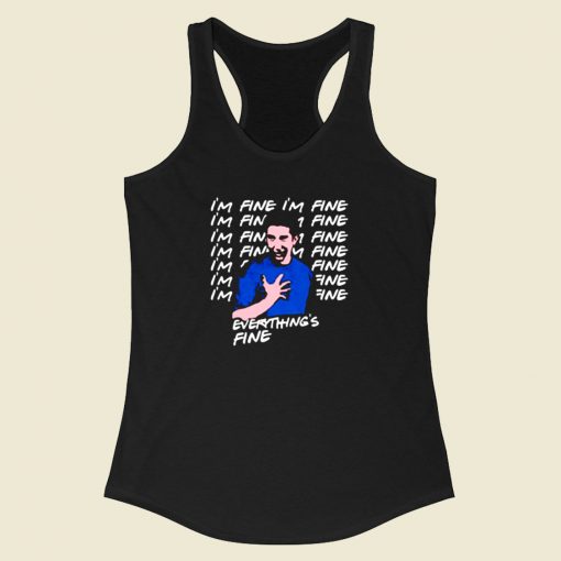 Ross Geller Im Fine Racerback Tank Top