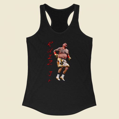 Ruiz Jr Destroyer Celebrate Racerback Tank Top