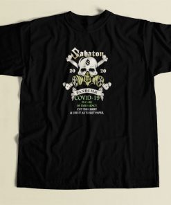 Sabaton 2020 Pandemic Covid 19 80s Mens T Shirt