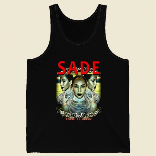 Sade Love Is King Retro Mens Tank Top