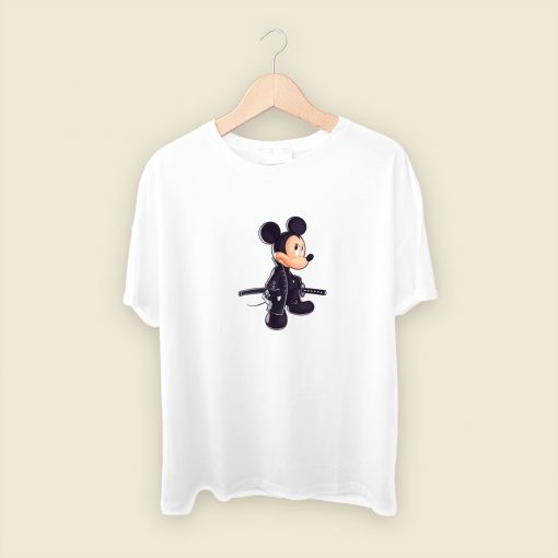 Samurai Mickey Mouse Mens T Shirt Streetwear