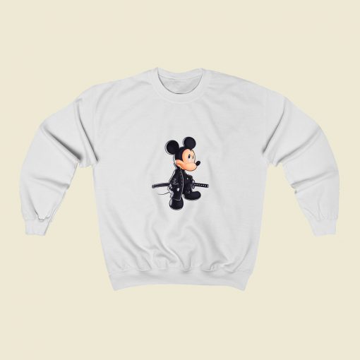 Samurai Mickey Mouse Sweatshirt Street Style