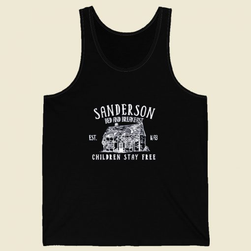 Sanderson Bed And Breakfast Retro Mens Tank Top