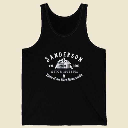 Sanderson Witch Museum Retro Mens Tank Top