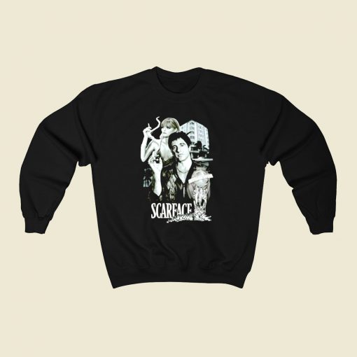 Scarface Tony Montana Gangster 80s Sweatshirt Style