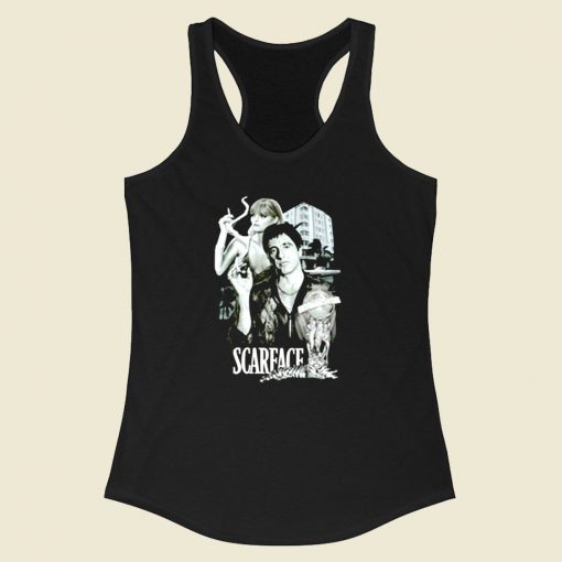 Scarface Tony Montana Gangster Racerback Tank Top