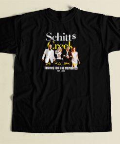 Schitt Creek Signature Thanks For The Memories 80s Mens T Shirt