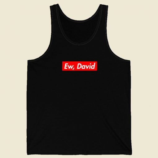 Schitts Creek Ew David Box Logo Retro Mens Tank Top