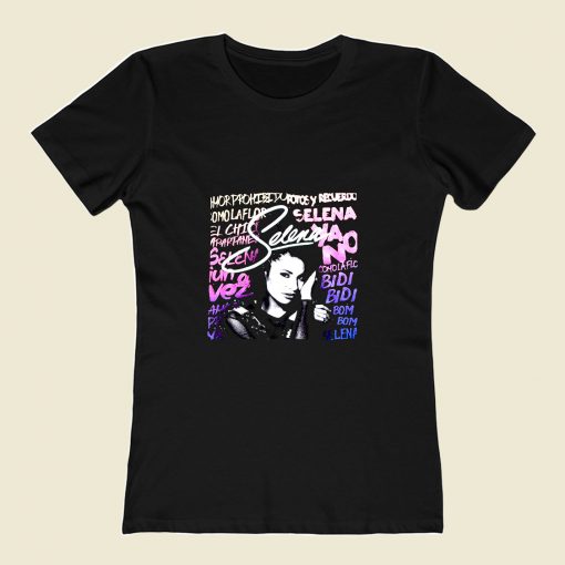 Selena Graffiti Songs 80s Womens T shirt