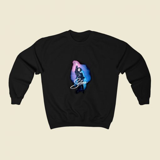 Selena Pop Glow 80s Sweatshirt Style