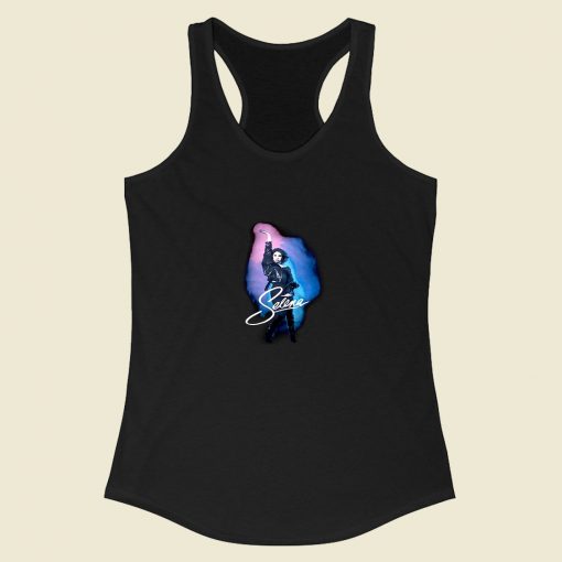 Selena Pop Glow Racerback Tank Top