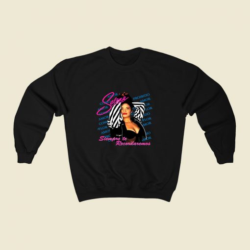 Selena Siempre 80s Sweatshirt Style