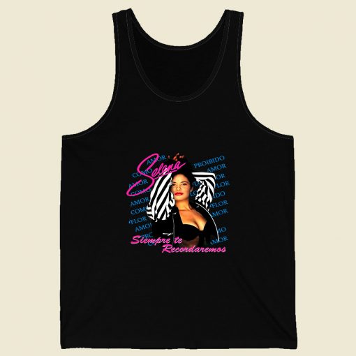 Selena Siempre Retro Mens Tank Top