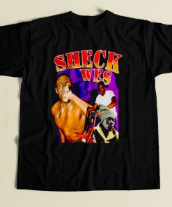 Sheck Wes American Rapper 80s Mens T Shirt