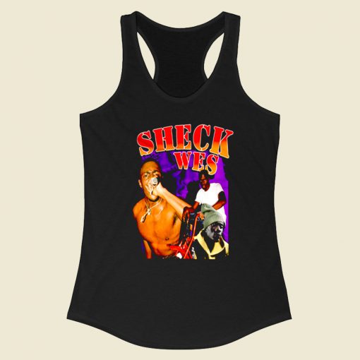 Sheck Wes American Rapper Racerback Tank Top