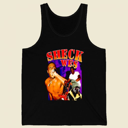 Sheck Wes American Rapper Retro Mens Tank Top