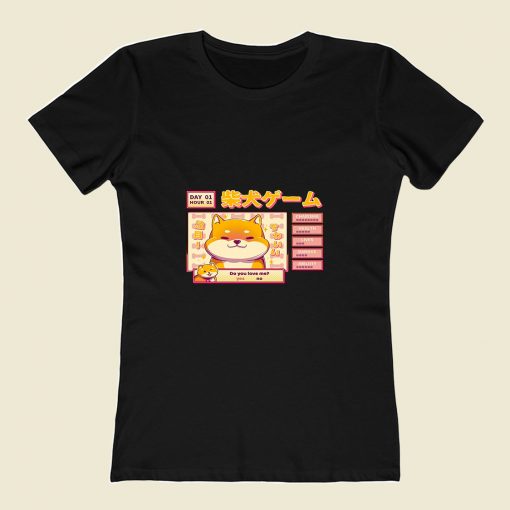 Shiba Novel 80s Womens T shirt