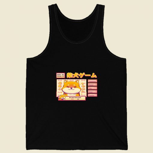 Shiba Novel Retro Mens Tank Top