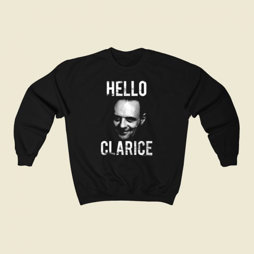 Silence Of The Lambs Hello Clarice 80s Sweatshirt Style