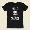 Silence Of The Lambs Hello Clarice 80s Womens T shirt