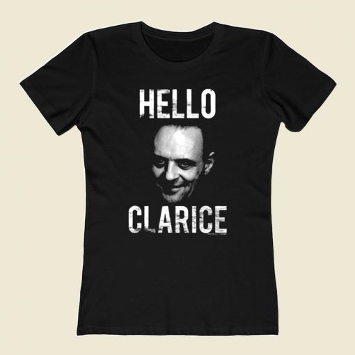 Silence Of The Lambs Hello Clarice 80s Womens T shirt