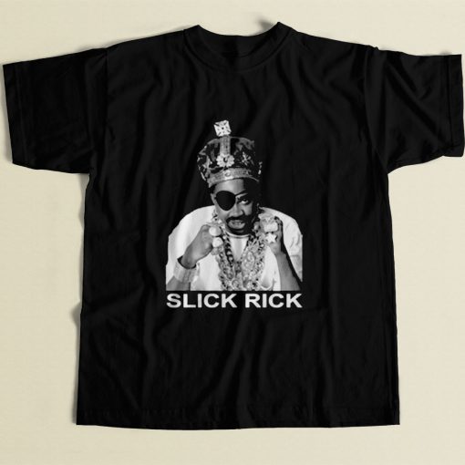 Slick Rick Oldskool Rapper 80s Mens T Shirt