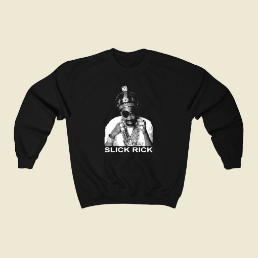 Slick Rick Oldskool Rapper 80s Sweatshirt Style