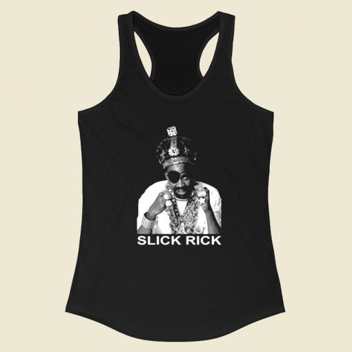 Slick Rick Oldskool Rapper Racerback Tank Top