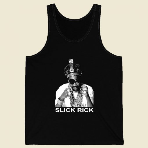 Slick Rick Oldskool Rapper Retro Mens Tank Top