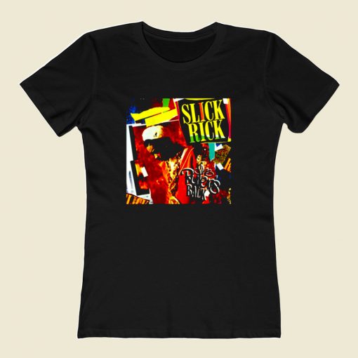 Slick Rick The Rulers Back 80s Womens T shirt