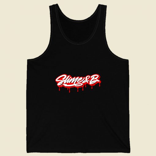 Slime B Chris Brown And Young Thug Retro Mens Tank Top