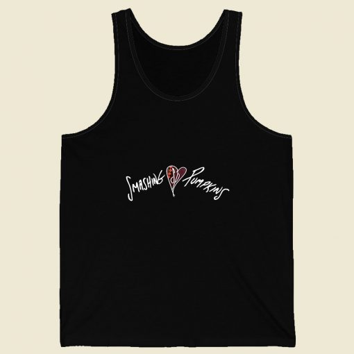 Smashing Pumpkins Gish Heart Retro Mens Tank Top