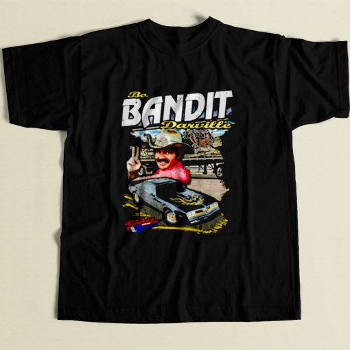 Smokey And The Bandit As Nascar Style 80s Mens T Shirt