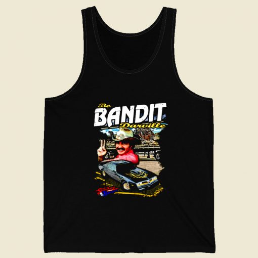 Smokey And The Bandit As Nascar Style Retro Mens Tank Top