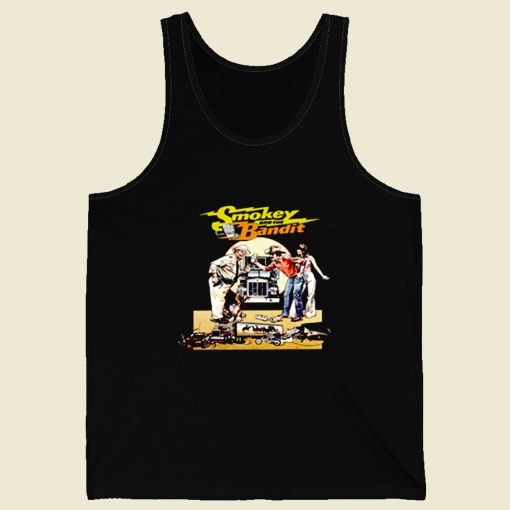 Smokey And The Bandit Old Movie Retro Mens Tank Top