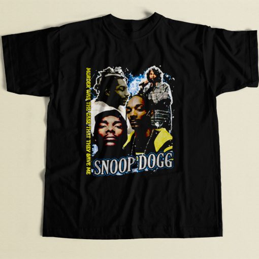 Snoop Dogg 90s Street Rapper 80s Mens T Shirt