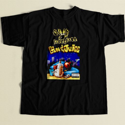 Snoop Dogg Gin And Juice 80s Mens T Shirt