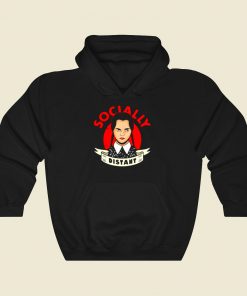 Socially Distant Girl Cool Hoodie Fashion