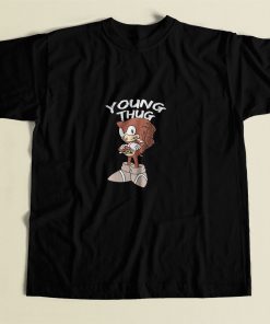 Sonic Young Thug Recorded 80s Mens T Shirt