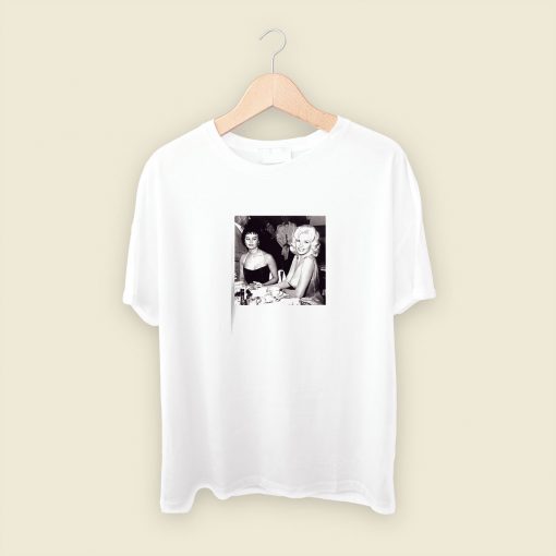 Sophia Loren Staring At Jayne Mansfields Boobs Mens T Shirt Streetwear