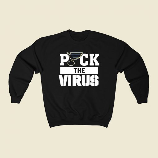 St. Louis Blues Puck The Virus 80s Sweatshirt Style