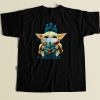 Star Wars Baby Yoda Mask Hug Kaiser 80s Mens T Shirt