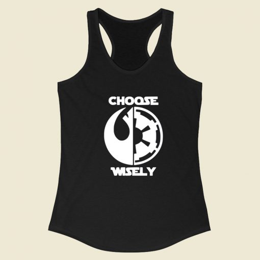 Star Wars Choose Wisely Racerback Tank Top