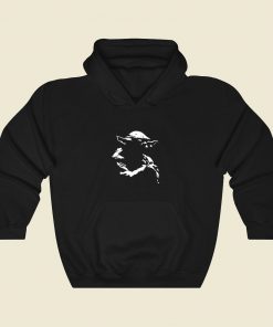 Star Wars Yoda Silhoutte Cool Hoodie Fashion