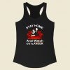 Stay Home And Wat Outlander Racerback Tank Top