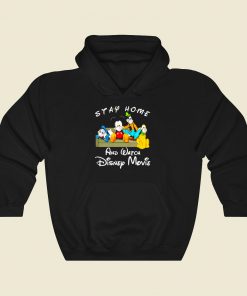 Stay Home And Watch Disney Movie Cool Hoodie Fashion