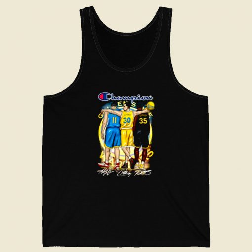 Stephen Curry Golden States Warriors Champions Retro Mens Tank Top